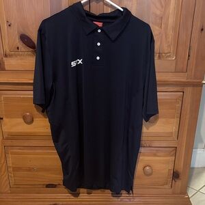 Sleek Black Polo Shirt by Six